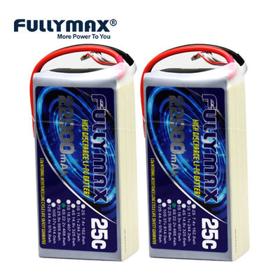 Bateria 6s 22000mah Fullymax 25C de 6 células Quadcopter da bateria 22000mah 22.2v Lipo do zangão do UAV do helicóptero de Muti