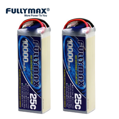 Zangão Li Polymer Battery 10000mah 22.2V 25C 6s 10000mah Lipo da bateria do Li-íon 6s