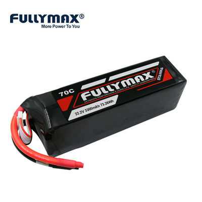 Baterias de Fullymax do VIGOR da bateria FPV Quadcopter 70C 22.2V de Fullymax 6s 3300mah Lipo