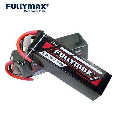 bateria de Ion Battery For Rc Plane 5000mah do lítio de Fullymax 6s 5000mah 70c da bateria de 22.2v 22v Lipo