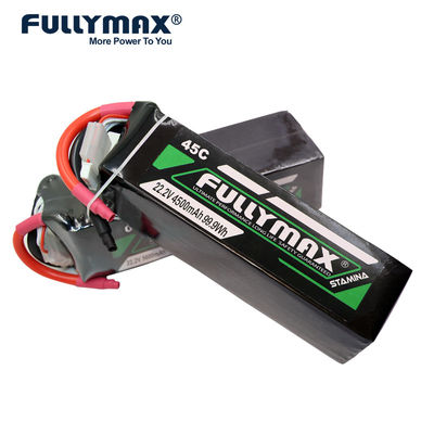 Bateria Lipo 45C 22.2V 6s 4500mah para avião RC bateria de avião RC