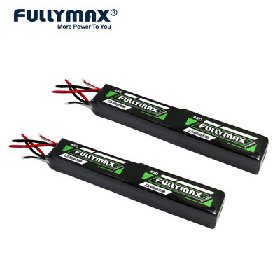 modelo de 12 células Boat Battery Packs da bateria do avião do lítio RC de 4500mAh 45C 22.2V 12S