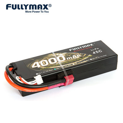 O carro de Rc da bateria da bateria 45C 4000mAh 11.1V 3s 4000mah Lipo de Fullymax 3S Lipo brinca fios de ligação