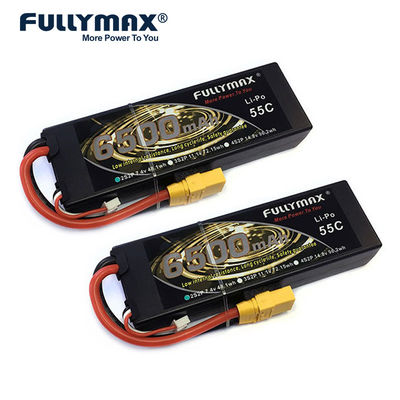 Bateria Lipo Fullymax 7.4v 2s 55C 6500mAh 10000mah 2s2p Lipo RC Modelo Bateria