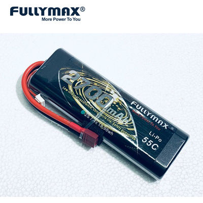 Bateria de Airplane Batteries Fullymax Lipo do modelo da bateria 7.4v de Lipo 2s 2700mah 55C 2s Rc