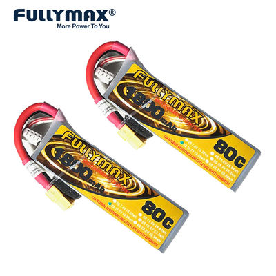 bateria recarregável do helicóptero de controle remoto do conector 11.1v 1800mah Lipo 3s 80c da bateria xt60 do rc do lipo