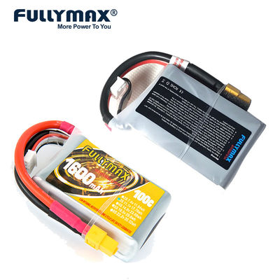 1600mah 11.1v 3s 100c Lipo Fpv Rc Planador Bateria Plano Rc Modelo Xt60 Plugue