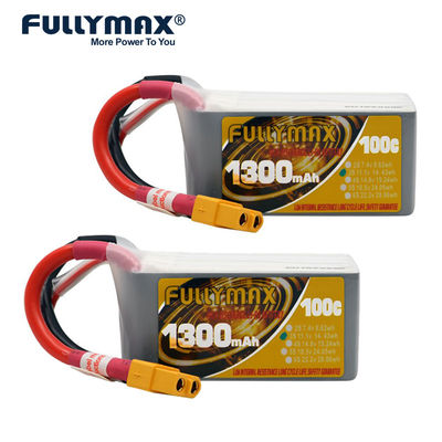 Baterias de Xt60 11.1v 3s 1300mah Lipo para a bateria do helicóptero 100c Li Ion Fullymax 3s 1300mah Lipo dos aviões de Rc de 3 células