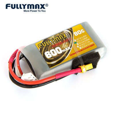 zangão do carro de bateria FPV do barco da bateria 80C Rc de 11.1V 3s 600mah Lipo recarregável