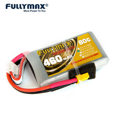 bateria de 460mah 3s 80c 460mAh 11.1v Lipo para a bateria de Mini Drone Uav Lipo Racing do helicóptero de Rc