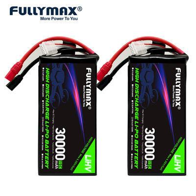 Bateria Lipo 30000mAh 12 Células 12S 44.4V 15C EVTOL Drones Agrícolas Robótica Subaquática