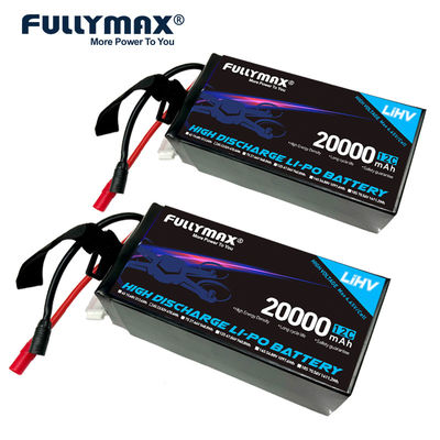 Bateria de 6 células de Lipo na bateria comercial do zangão do avião 20000mAh 23.52V 12C 4.45V