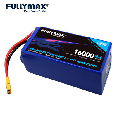 Baterias Lipo 16000mAh UAV para Drones Bateria de Robótica Subaquática 23,52V 12C