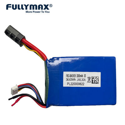 serviço do Power Pack do começo do salto da emergência do veículo da bateria de 3300mAh 11.1v LiPo