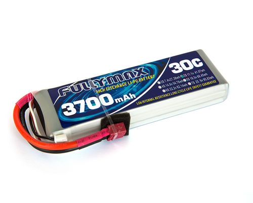Bloco 30C 3700mAh 3S 11.1V da bateria de FULLYMAX LiPo com a tomada de T para o caminhão dos helicópteros RC dos aviões RC dos carros RC de RC