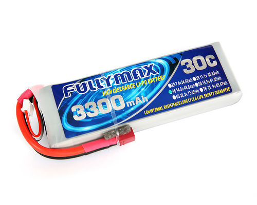 Bloco 30C 3300mAh 4S 14.8V da bateria de FULLYMAX LiPo com a tomada de T para os aviões RC Heli dos carros RC de RC