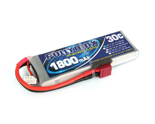 bloco da bateria de 30C 1800mAh 2S LiPo com a tomada de T para o caminhão Heli Airplane do barco do carro de RC