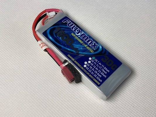 bloco da bateria de LiPo da tomada de 30C 1600mAh 2S 7.4V T para o caminhão Heli Airplane do barco do carro de RC