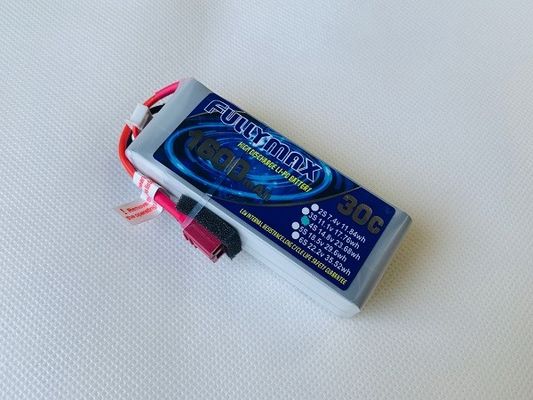 Decanos Tomada LiPo Bateria Embalagem 30C 1600mAh 4S 14.8V para os aviões RC Heli dos carros RC de RC