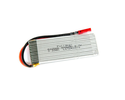 conector recarregável de Ion Battery Pack With JST do polímero do lítio de 3.7V 900mAh Lipo