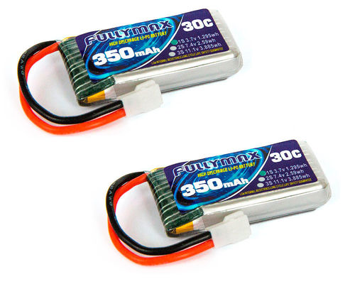 bateria de 3.7V 1S 350mAh 35C LiPO para o mini modelo Toy Airplane de RC